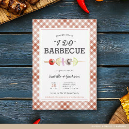 バーベキュー ウェディング シャワー 招待状 I DO BBQ