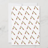 バーベキュー・カボブ・フレーム・パーティー招待状 招待状 (裏面)