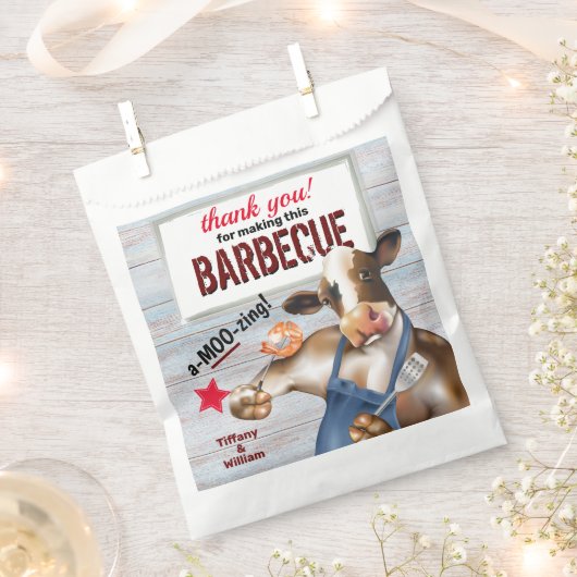 バーベキュー・クックアウト・牛・グリル・エビ フェイバーバッグ (クリップ留めされた状態)