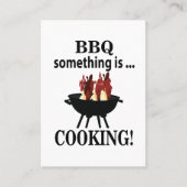 バーベキュー クック シェフ BBQ 名刺 (正面)