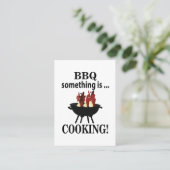 バーベキュー クック シェフ BBQ 名刺 (スタンド正面)