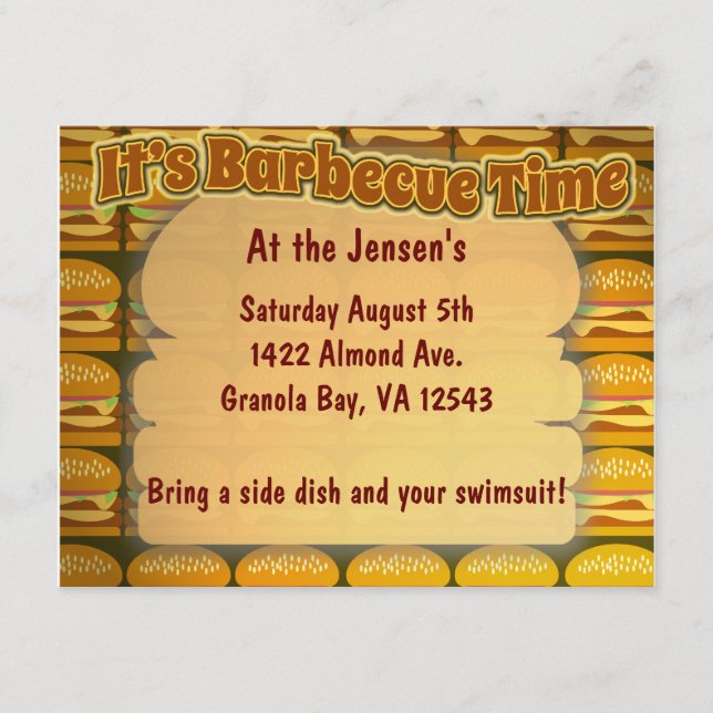 バーベキュー・タイム！ (正面)