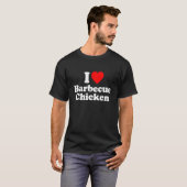 バーベキュー・チキンハート大好き Tシャツ (正面フル)