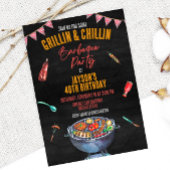 バーベキュー – バックヤードパーティー 招待状