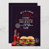 バーベキュー・バーガー招待状 招待状 (正面/裏面)