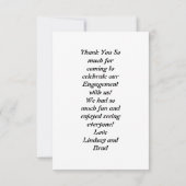 バーベキュー・パーティーのお礼カード レッツ・グリル・アンド・チル サンキューカード (裏面)