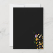 バーベキュー パーティーのご招待 招待状 (裏面)