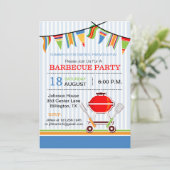 バーベキュー パーティーのご案内 招待状 (スタンド正面)