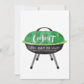 バーベキュー パーティーの招待状 招待状 (正面)