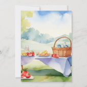 バーベキュー パーティー 招待状 (裏面)