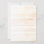 バーベキュー パーティー 招待状 (裏面)