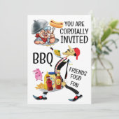 バーベキュー/ピッグピッキン 招待状 (スタンド正面)