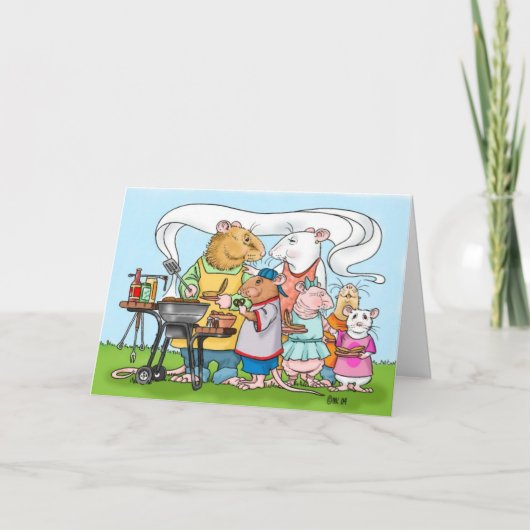 バーベキュー・ファザーズ・デイ・カード カード (正面)