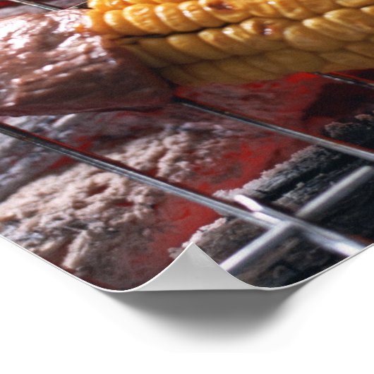 バーベキュー ポスター (角)