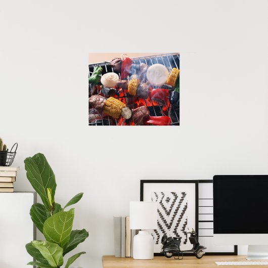 バーベキュー ポスター (ホームオフィス)