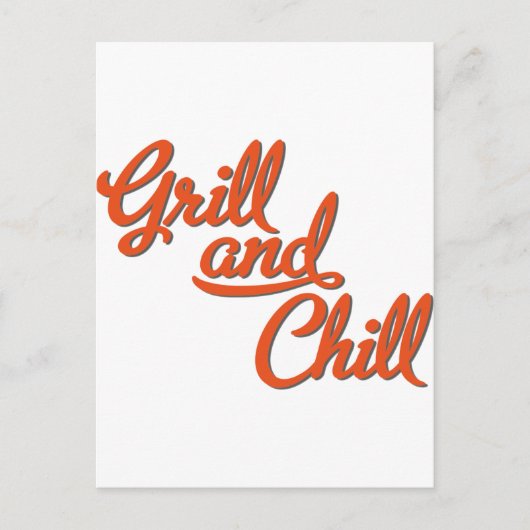 バーベキュー ポストカード (正面)