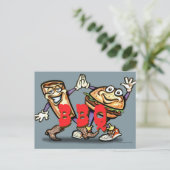 バーベキュー ポストカード (スタンド正面)