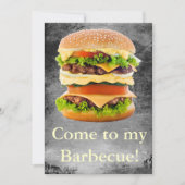 バーベキュー 招待状 (正面)