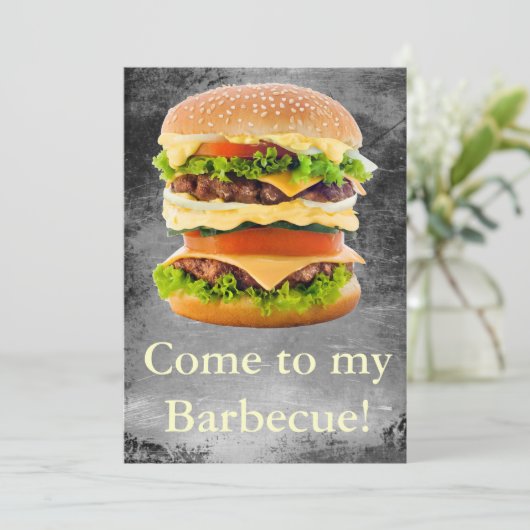 バーベキュー 招待状 (スタンド正面)