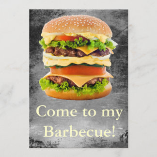 バーベキュー 招待状