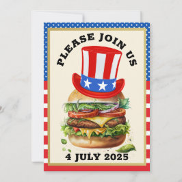 バーベキュー / 独立記念日 / 等のご案内 招待状