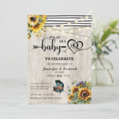 バーベキュー |男女兼用 | |赤ちゃんシャワー |カップルのシャワー 招待状 (スタンド正面)