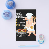 バーベキュー | BBQタイマグリルバーベキュービアラバーメンズ チラシ (シングル)