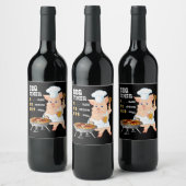 バーベキュー | BBQタイマグリルバーベキュービアラバーメンズ ワインラベル (ボトル)