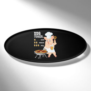 バーベキュー BBQタイマグリルバーベキュービアラバーメンズ 名札
