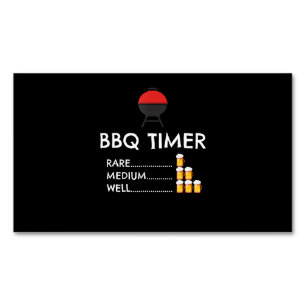 バーベキュー BBQタイマーバーベキューグリルおもしろいグリルギフト マグネット名刺