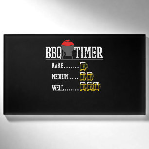 バーベキュー BBQタイマービールステーキおもしろいー焼きグリル 名札