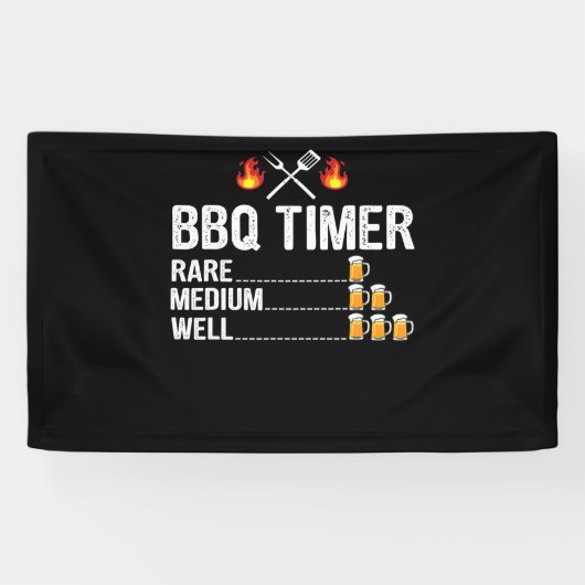 バーベキュー | BBQタイマー飲みグリルグリルビール 横断幕 (横)