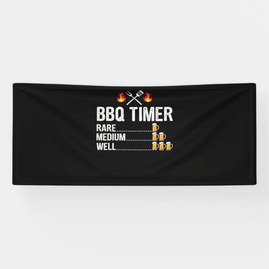 バーベキュー | BBQタイマー飲みグリルグリルビール 横断幕 (横)