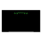 バーベキュー | BBQハートビーおもしろいトBBQは私のライフライン マグネット名刺 (正面)