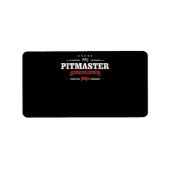 バーベキュー | Bbqピットマスターの低い低速は次の処理におもしろい対応 ラベル (正面)