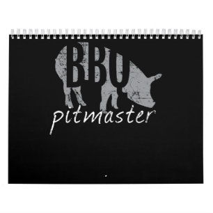 バーベキュー BBQピットマスターピッググリルの火の日 カレンダー
