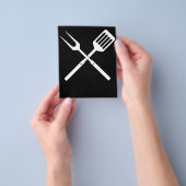 バーベキュー | BBQ器具ノベルティBBQグリルツール チラシ (手)