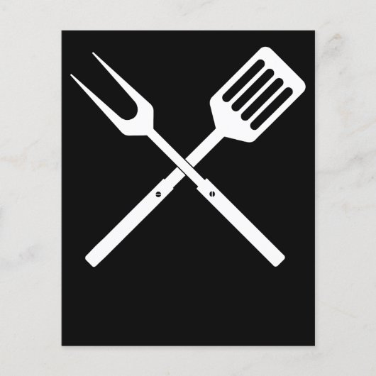 バーベキュー | BBQ器具ノベルティBBQグリルツール チラシ (正面)