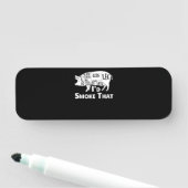 バーベキュー | BBQ豚ポークId煙をグリルギフト男性 名札 (インサイチュ)