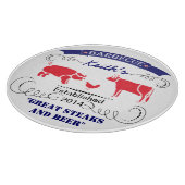 バーベキュー、BBQ Cutting Board カッティングボード (角)