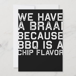 バーベキュー Braai おもしろい South AfricaファミリーBBQギフト シーズンカード