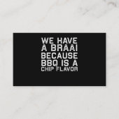 バーベキュー | Braai おもしろい South AfricaファミリーBBQギフト ロイヤリティカード (正面)