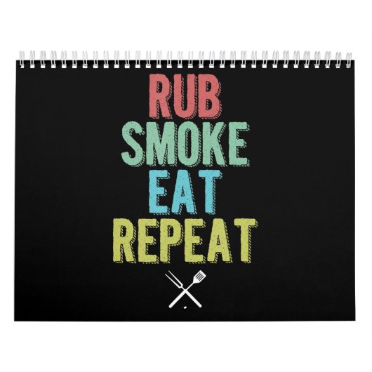 バーベキューBBQグリルマスター焼き肉スモーカー カレンダー (カバー)