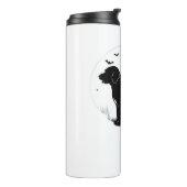 バーベットドッグ – ハロウィンムーンシルエットオーバーサイズT タンブラー (回転左)