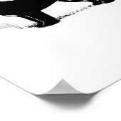 バーベットドッグ – ハロウィンムーンシルエットオーバーサイズT ポスター (角)