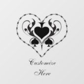 バーベットワイヤハートブラックスペードサンダー_コーブ ウィンドウサイン (シート)