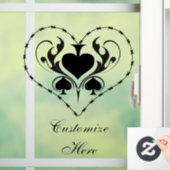 バーベットワイヤハートブラックスペードサンダー_コーブ ウィンドウサイン (ホーム)