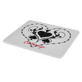 バーベットワイヤハートブラックスペードサンダー_コーブ カッティングボード (角)