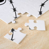 バーベットワイヤハートブラックスペードサンダー_コーブ ジグソーパズル (側面)