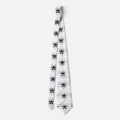 バーベットワイヤハートブラックスペードサンダー_コーブ ネクタイ (裏面)